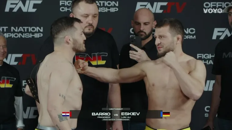 Pogledajte &scaron;to je Eskiev &scaron;akom napravio Croati na vaganju za FNC 27 u Munchenu