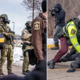 Bizarne scene na ulicama Minneapolisa: Policiju gađali bocama, ledom pa čak i seksualnim igračkama