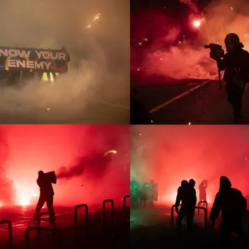 Mračna strana Olimpijskih igara: Dim, petarde i poruka - 'Vratimo grad, oslobodimo planine'