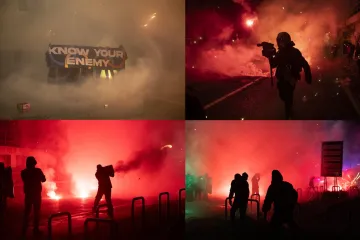 Mračna strana Olimpijskih igara: Dim, petarde i poruka - 'Vratimo grad, oslobodimo planine'