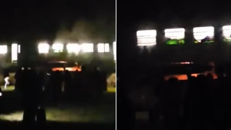 Drama na tračnicama kod Osijeka: Iz zapaljenog vlaka evakuirano 100 putnika