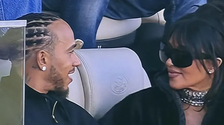 Je li ovo potvrda romanse? Kim Kardashian i Lewis Hamilton snimljeni zajedno na Super Bowlu