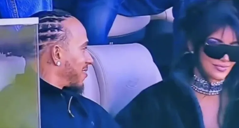 Je li ovo potvrda romanse? Kim Kardashian i Lewis Hamilton snimljeni zajedno na Super Bowlu