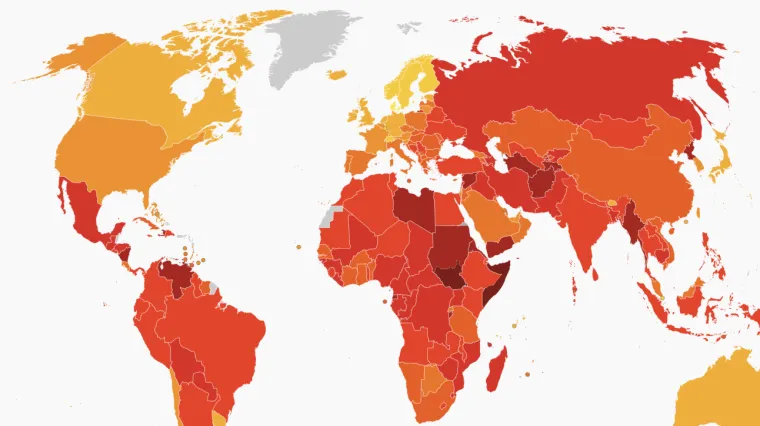 Nova lista &scaron;okirala regiju: Jedna zemlja pala je najniže dosad po indeksu korupcije, a prvi put je i iza BiH