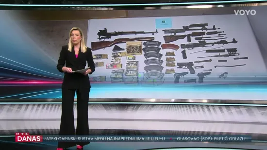 Policija u Čakovcu pokazala zaplijenjeno oružje