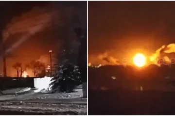 U noći poslali vi&scaron;e od 100 dronova: Pogledajte kako gori srce ruske ekonomije!