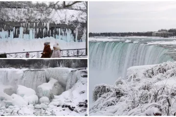 Okovani ledom: Jedna od najvećih svjetskih atrakcija je 'stala'! Prizori su nevjerojatni