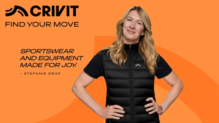 CRIVIT i Stefanie Graf započinju međunarodno partnerstvo za sport i kretanje pod motom &bdquo;FIND YOUR MOVE&ldquo;