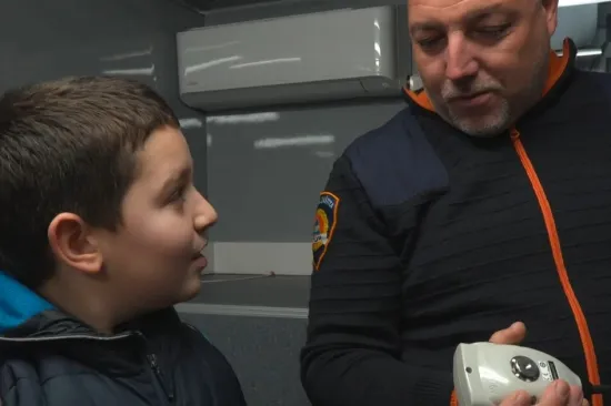 Centar 112 odu&scaron;evio kastavske &scaron;kolarce: 'Si vidio? Tako se mi javljamo kad idemo na teren'