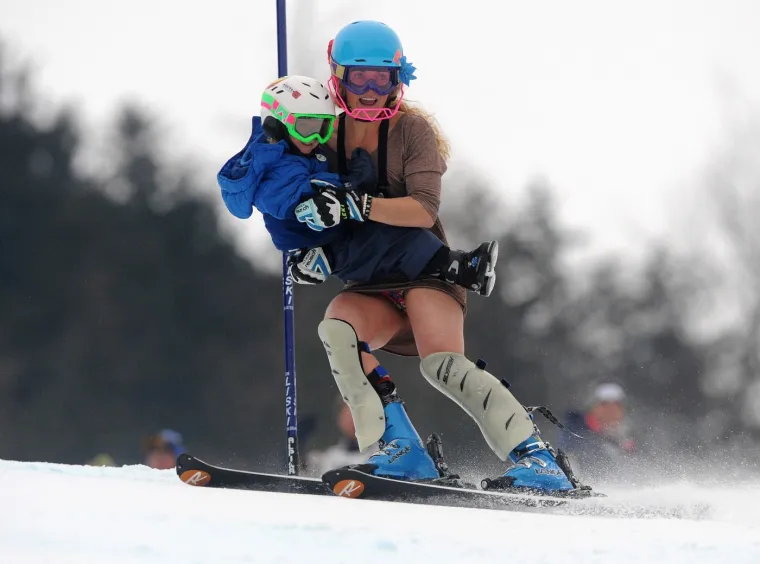 Pobijedila je Janicu prije 21 godinu, umirovila se prije 15, a sada će nastupiti na ZOI sa sinom