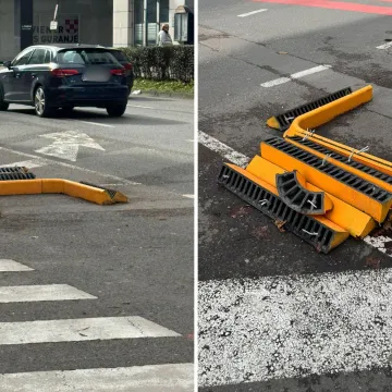 Netko će nastradati! Razvaljene barijere stoje mjesecima usred Zagreba, nitko ne reagira
