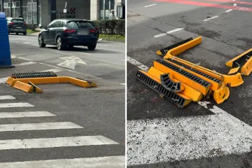 Netko će nastradati! Razvaljene barijere stoje mjesecima usred Zagreba, nitko ne reagira