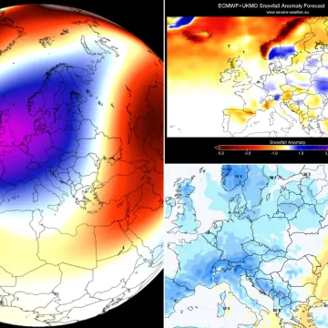 Tko se nadao ovome? Severe Weather Europe: 'Stiže zona niskog tlaka, moguć je snijeg'
