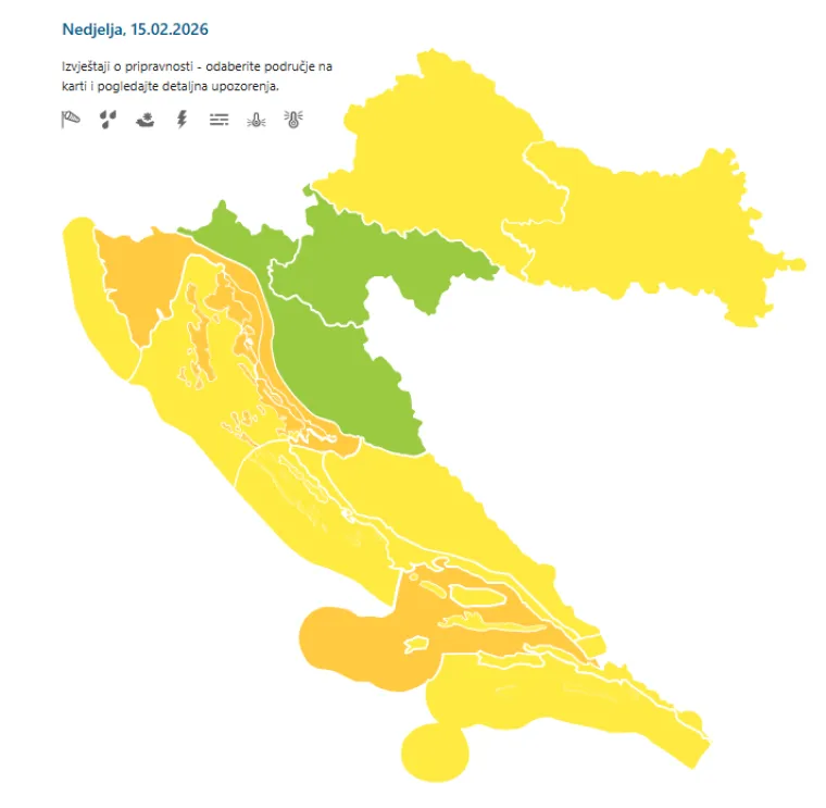 Hrvatske regije pod 'alarmom': 'Budite spremni na poremećaje i prekid opskrbe strujom'