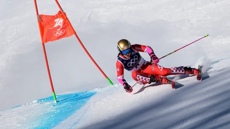 Zrinki opasno visi druga vožnja u ludom veleslalomu