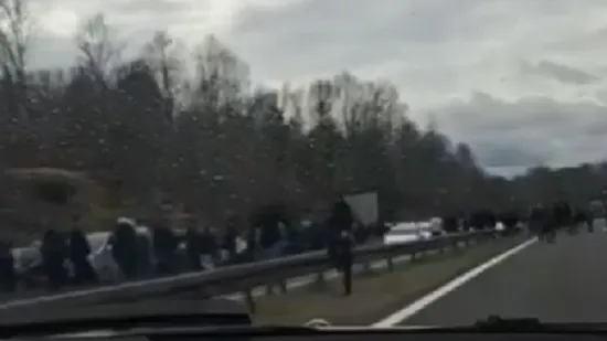 Policija spriječila sukob Torcide i Ultrasa: Pogledajte snimku s autoceste A1