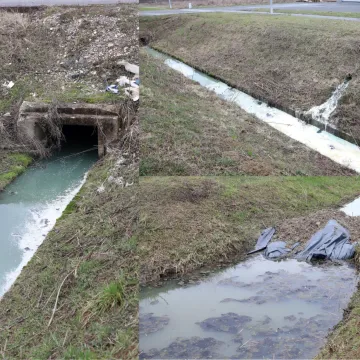 Promjena boje u kanalu Odre uzemirila mje&scaron;tane: &Scaron;to se događa s odvodom?