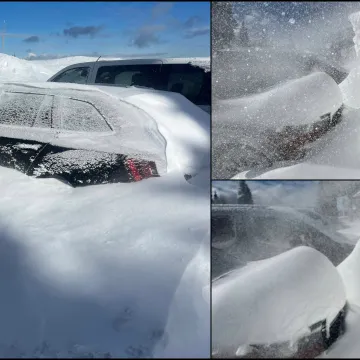 Snježna mećava izazvala kaos u susjedstvu: Zatrpani auti, sru&scaron;ena stabla...