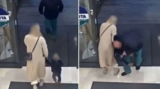 Objavili snimku užasa iz trgovine: Mu&scaron;karac poku&scaron;ao otrgnuti dijete (1) majci iz ruku!