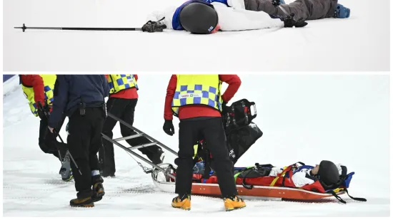 Prizori koji lede krv u žilama: Skija&scaron; pao na stazu 'tvrdu kao beton' i nepomično ležao