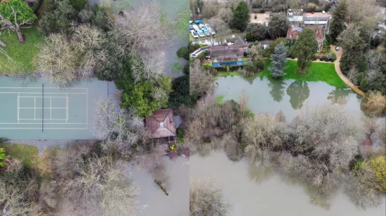 Vila Georgea i Amal Clooney ponovno poplavljena: Imanje vrijedno 18 milijuna dolara pod vodom