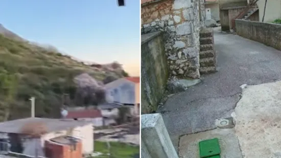 Ovo su zabilježile nadzorne kamere u trenutku potresa u Dalmaciji i Zagori: Poslu&scaron;ajte taj zvuk...
