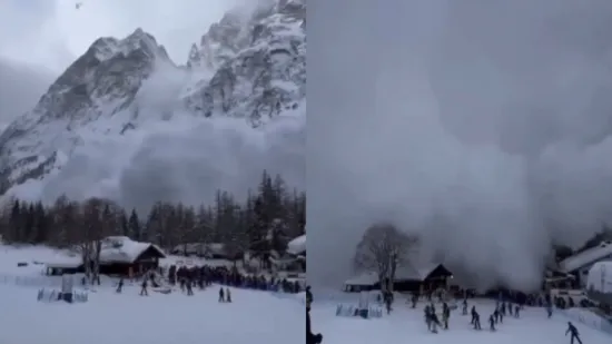 Jeziva snimka, ovo je uznemirujuće: Lavina u potpunosti 'progutala' talijansko skijali&scaron;te!