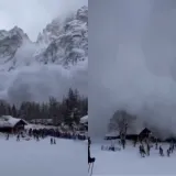 Jeziva snimka, ovo je uznemirujuće: Lavina u potpunosti 'progutala' talijansko skijali&scaron;te!