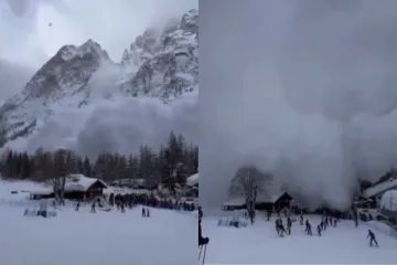 Jeziva snimka, ovo je uznemirujuće: Lavina u potpunosti 'progutala' talijansko skijali&scaron;te!