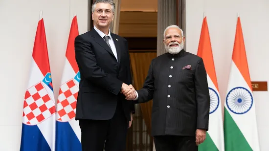 Plenković do&scaron;ao Modiju u posjet: 'Važna je suradnja s globalnim silama'