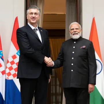 Plenković do&scaron;ao Modiju u posjet: 'Važna je suradnja s globalnim silama'