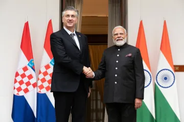 Plenković do&scaron;ao Modiju u posjet: 'Važna je suradnja s globalnim silama'