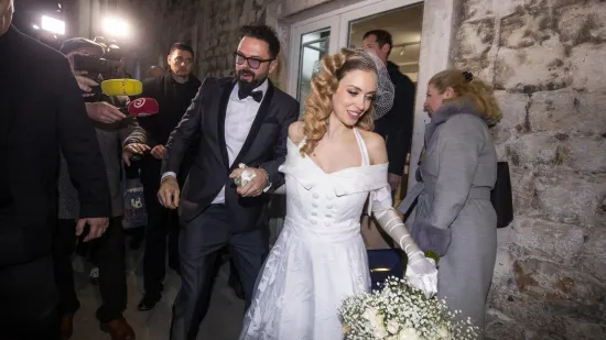 Nasmijana Hana i elegantni Gra&scaron;o: Danas im je godi&scaron;njica braka, prisjetite se njihovog vjenčanja