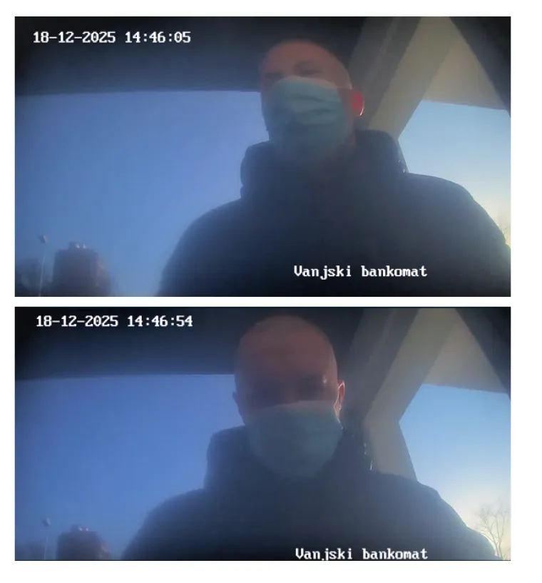 Navukao masku i prevario, ali snimio ga bankomat: Traži ga policija u Crikvenici