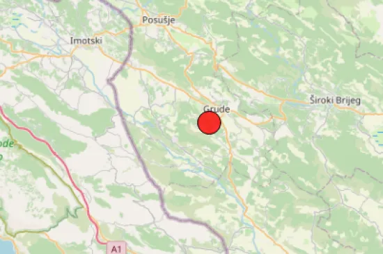 Novi potres zatresao Dalmaciju i Hercegovinu: Evo gdje je bio epicentar