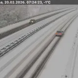 Snijeg zabijelio autoceste: Nesreća na A2, zimski uvjeti stvaraju probleme
