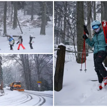 Bajkovite prizore na Sljemenu ometa vjetar: Žičara ne vozi, ali najstrastveniji skija&scaron;i su gore
