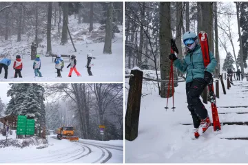 Bajkovite prizore na Sljemenu ometa vjetar: Žičara ne vozi, ali najstrastveniji skija&scaron;i su gore