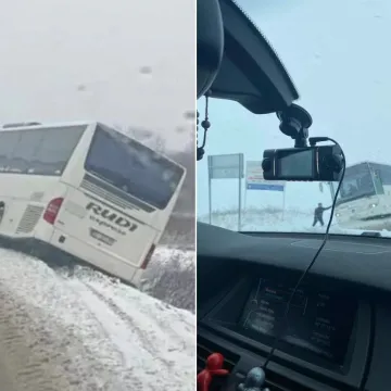 Kaos u Međimurju zbog snijega: S ceste izletio i &scaron;kolski autobus pun djece, do&scaron;lo do jo&scaron; jednog incidenta