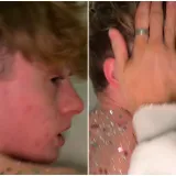 Dečko joj je spavao, a ona je odlučila unakaziti mu leđa