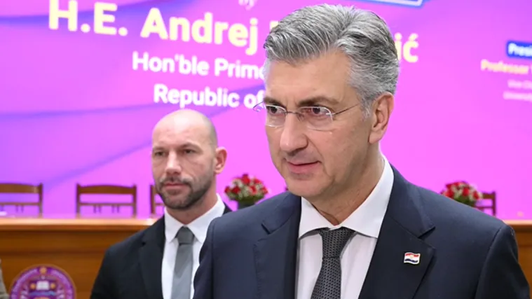 Plenković iz Delhija o izglasavanju novog ministra, ali i o 77. glasu: 'Znamo se dugo'