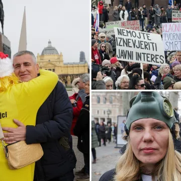Pogledajte poruke s velikog prosvjeda, stigao i Miro Bulj - zagrlio se s 'Crokokom'...