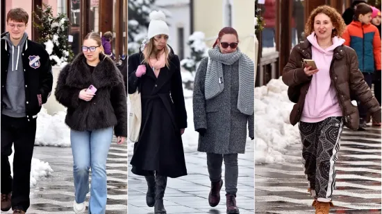 Snijeg nije spriječio dame da pro&scaron;etaju Korzom: Posebnu pažnju ukrala dama u zelenom