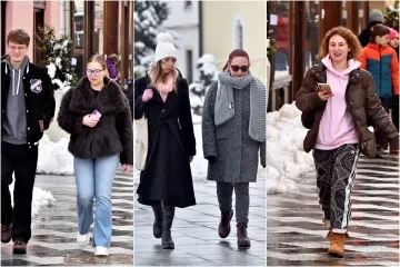 Snijeg nije spriječio dame da pro&scaron;etaju Korzom: Posebnu pažnju ukrala dama u zelenom