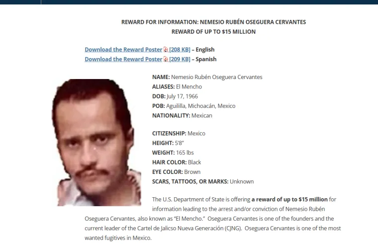 Ubijen El Mencho! Vođa ozlogla&scaron;enog meksičkog kartela stradao u vojnoj operaciji