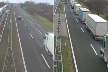 Kaos na autocesti A3: Veliki zastoj kamiona, stvara se kilometarska gužva