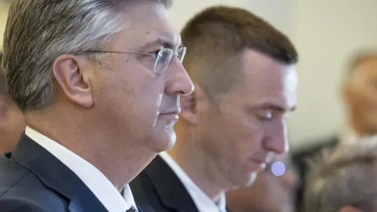 Plenković na razgovorima s Hrebakom i Penavom prije važnog koalicijskog sastanka