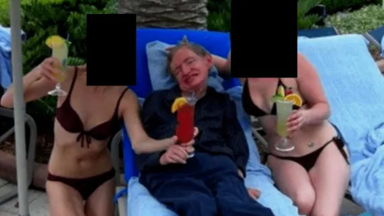 Procurila &scaron;okantna fotka Stephena Hawkinga iz Epsteinovih dosjea: kokteli, bikiniji i nova pitanja