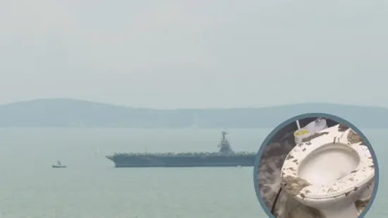 Ratni brod SAD-a čeka napad na Iran sa zahodima punim fekalija: Pogledajte uvjete američke mornarice