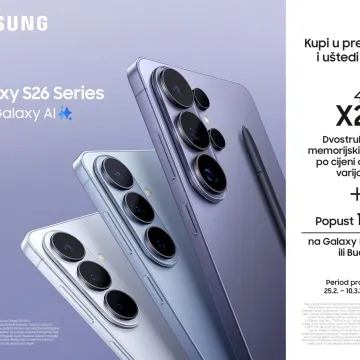 Samsung predstavlja Galaxy S26 seriju: najintuitivniji Galaxy AI telefon dosad